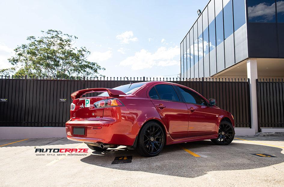 MITSUBISHI LANCER OX111 MATTE BLACK